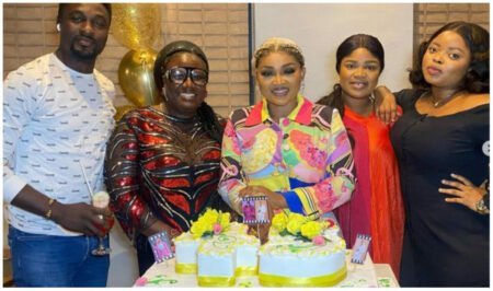 mercy aigbe party
