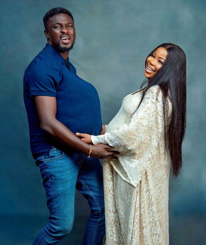 Adeniyi Johnson and Seyi Edun's maternity shoot