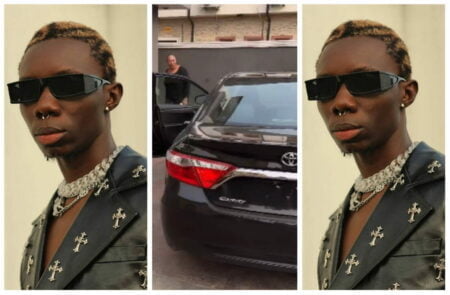 Blaqbones gifts his mum with a brand new car