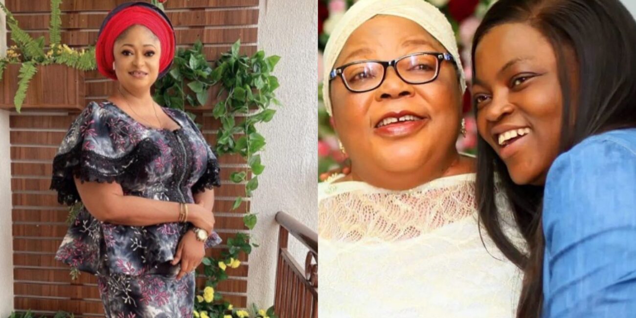 Ronke Oshodi mourns Funke Akindele's mother