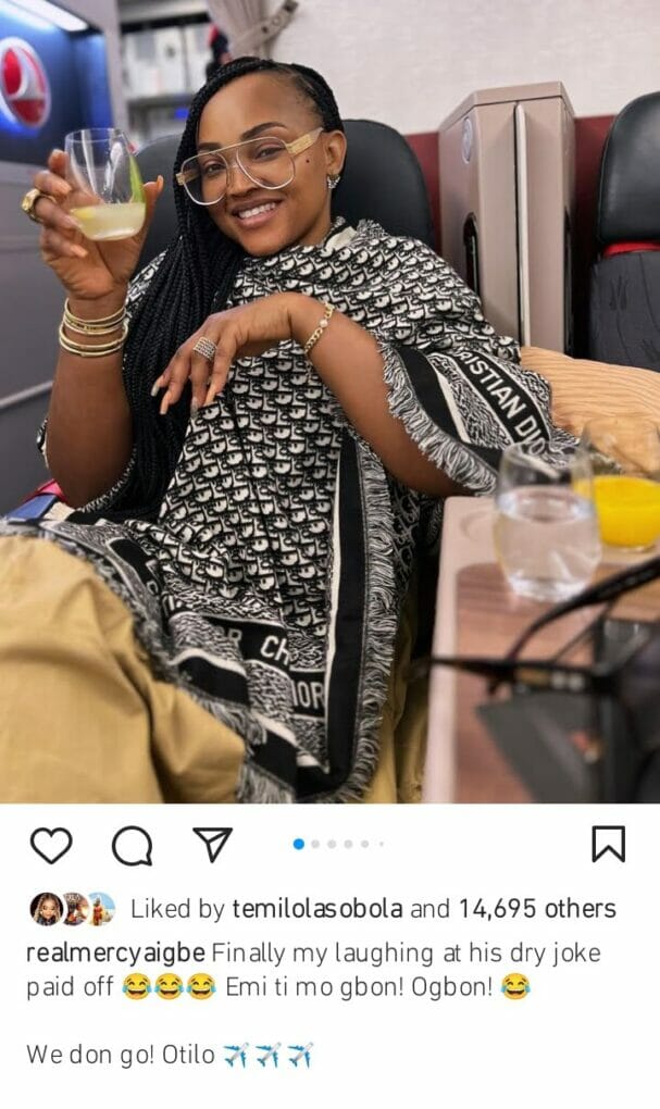 Mercy Aigbe jets off to Maldives