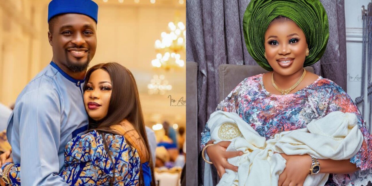 Adeniyi Johnson celebrates his wife on first mother's day