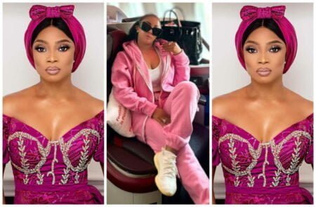 Toke Makinwa Jets off on new adventure unbothered, after critics troll her for comparing Peter Obi's supporters to thugs