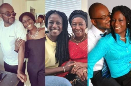 "I am so glad she chose you" Patience Ozokwo wishes lookalike daughter happy wedding anniversary