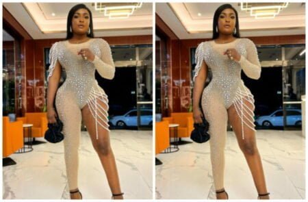 'See how tacky you look' Drama as Blessing CEO's date night attire causes fan uproar