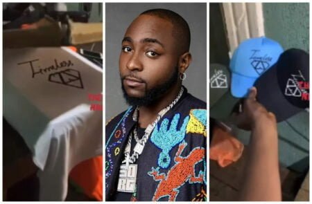 Davido's fans go all out to print t-shirts and caps ahead of album release (video)
