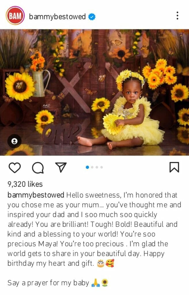 Bambam second daughter turns 1