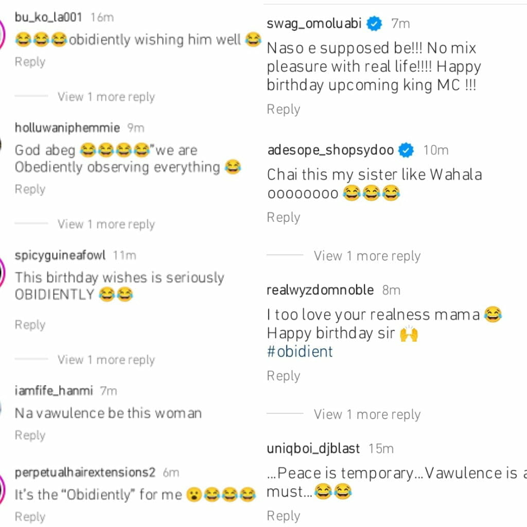 Reactions as Iyabo Ojo celebrates MC Oluomo's birthday 
