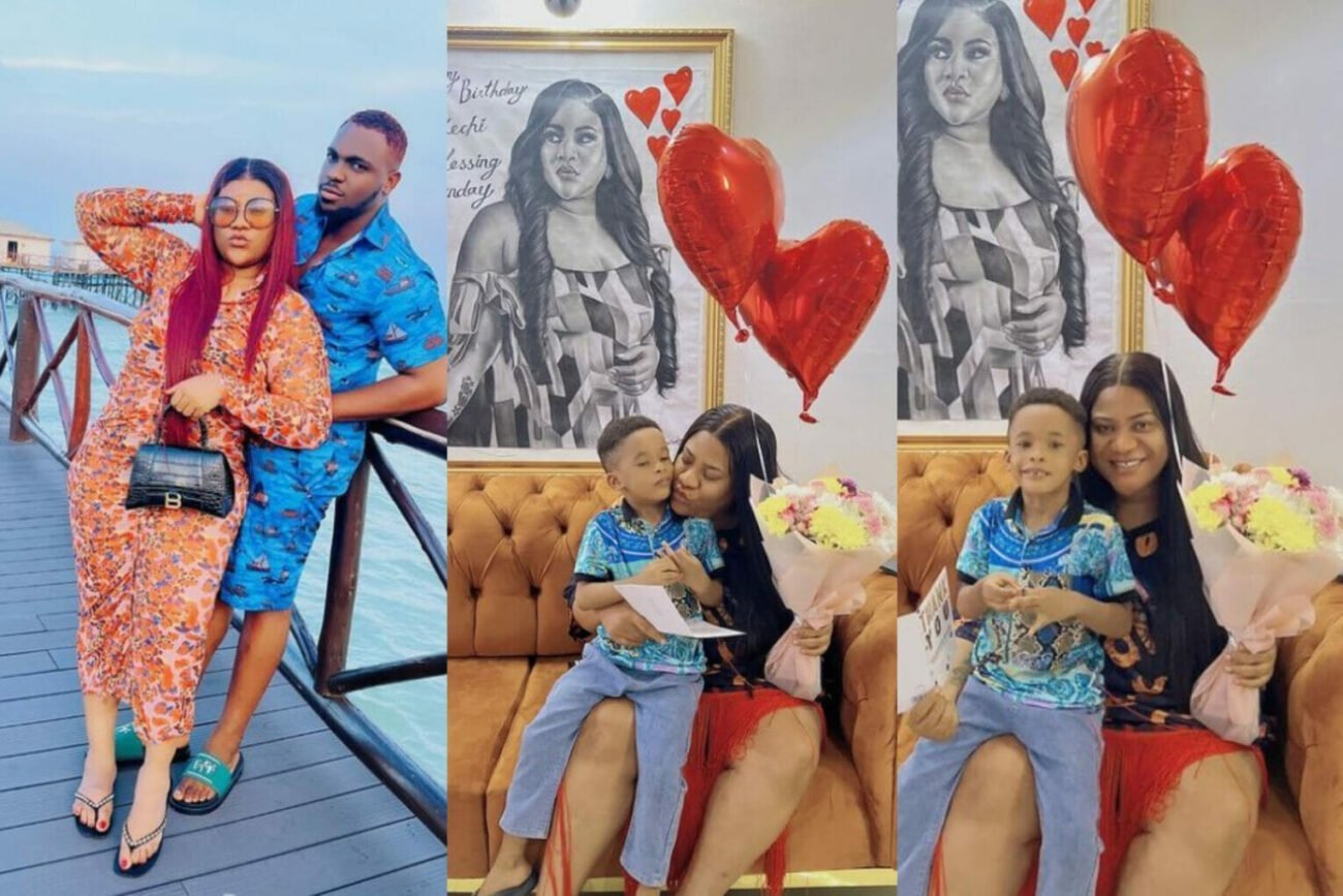 Nkechi Blessing breaks down in tears as her boyfriend surprises her on mother's day (video)