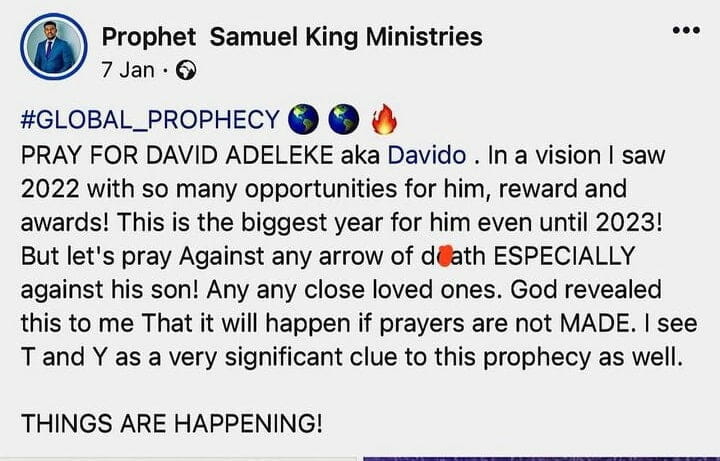 Prophet predicts Yul Edochie's son's death