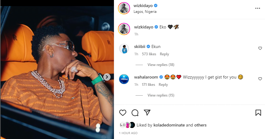 Fans show excitement as Wizkid arrives in Lagos 