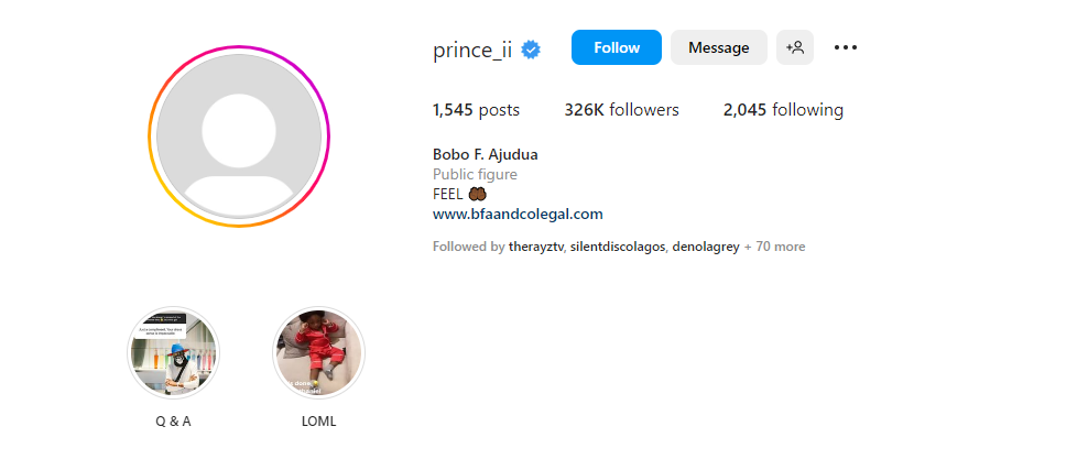 Davido's Lawyer and manager delete their display picture on Instagram Davido's Lawyer and manager delete their display picture on Instagram