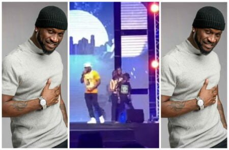 Peter Okoye gifts disabled comedian 1 million naira