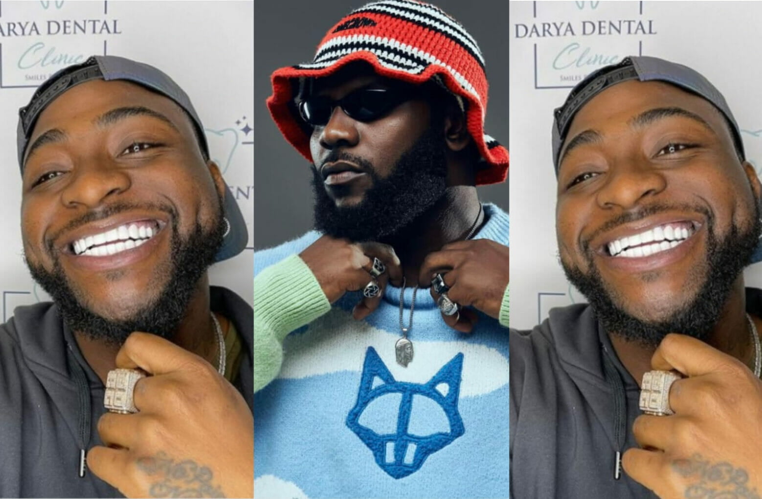 Odumodublvck reacts after Davido spent over $60k on whitening his teeth