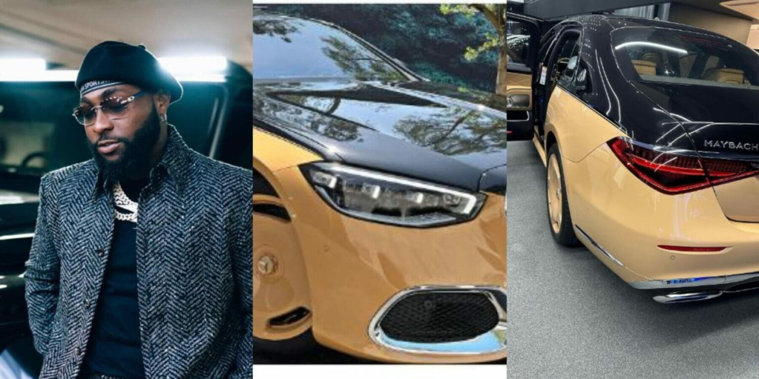 Davido acquires a 2023 Maybach days after Wizkid shows off his ...