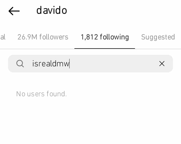 Davido unfollows Isreal DMW