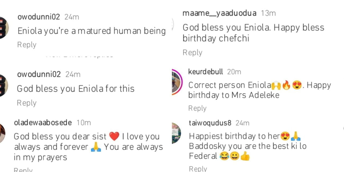 Eniola Badmus celebrates Chioma's birthday