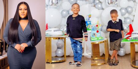 Nkechi Blessing's son's fourth birthday