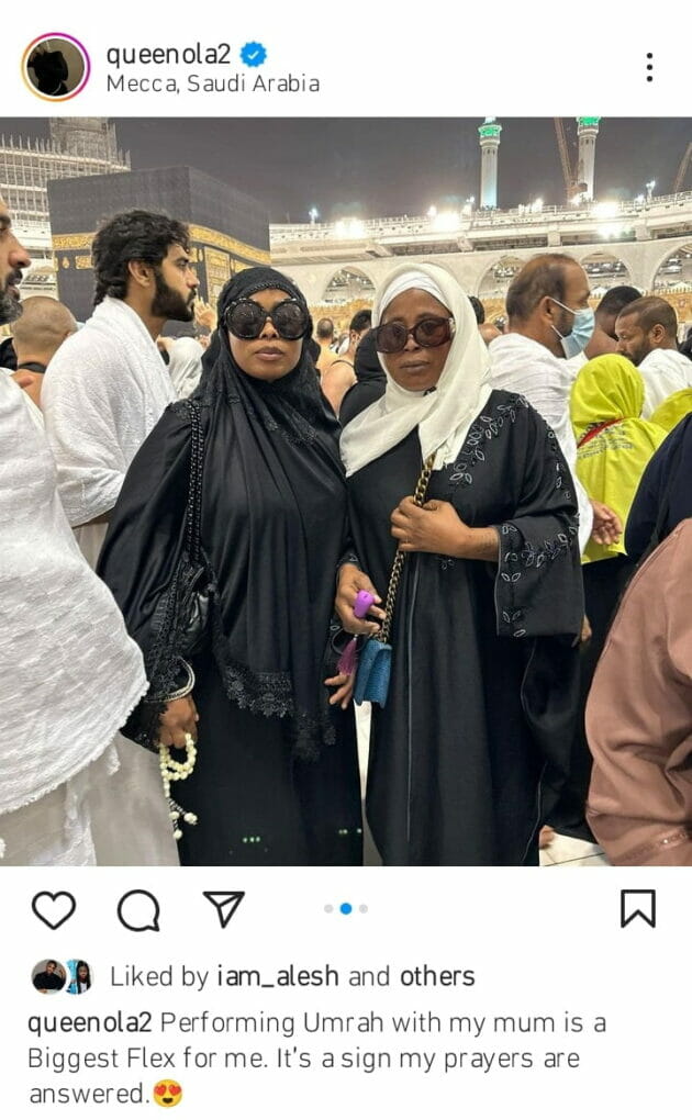 Queen Ola storms Mecca