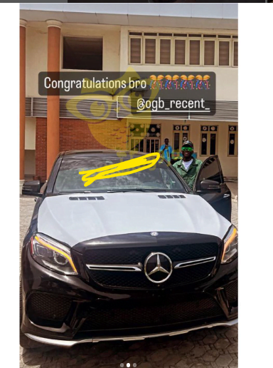 Comedian OGB Recent buys himself car worth over 60 million naira
