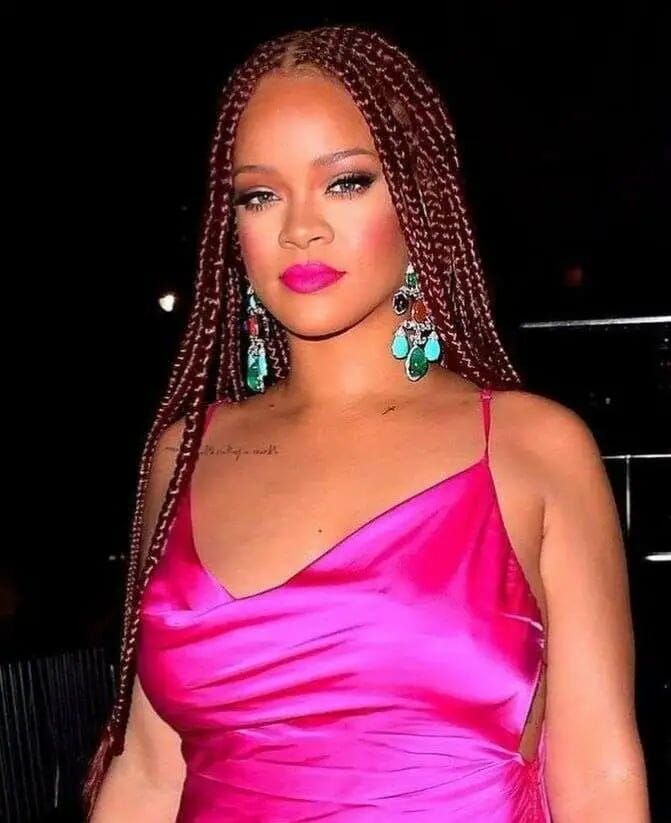 Rihanna Braids Hairstyles