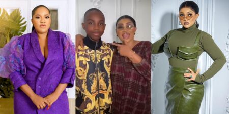 Toyin Abraham warns Mercy Aigbe for embarrassing son