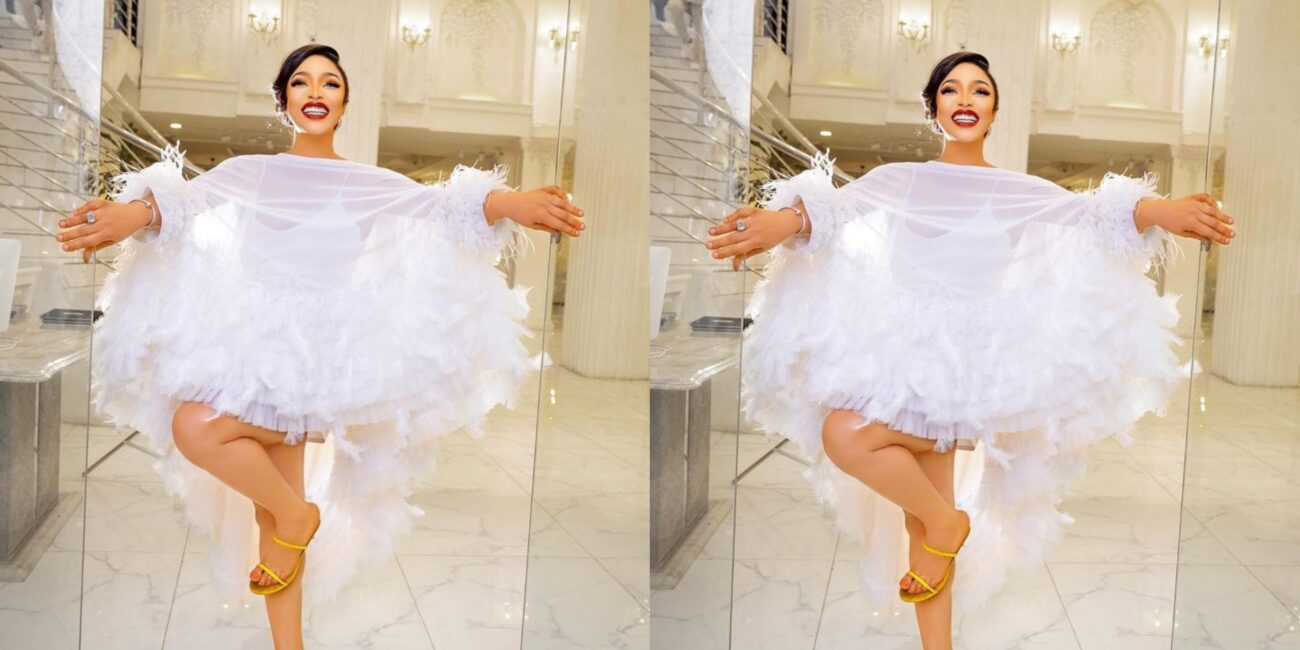 Tonto Dikeh pitches tent with Gistlover