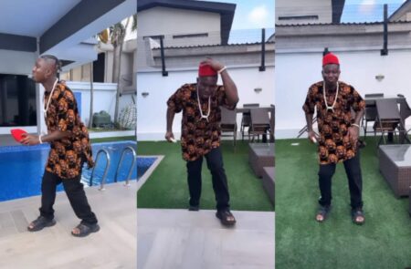 Davido, others react as Zlatan shows off dance moves in Igbo attire