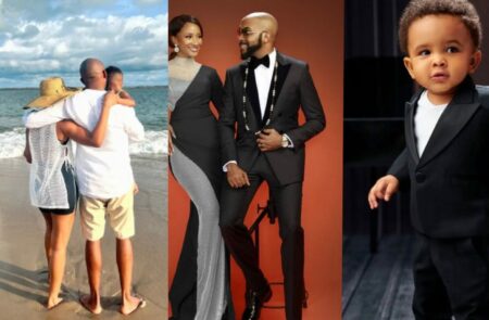 Adesua Etomi counts her blessings as she shows off complete family