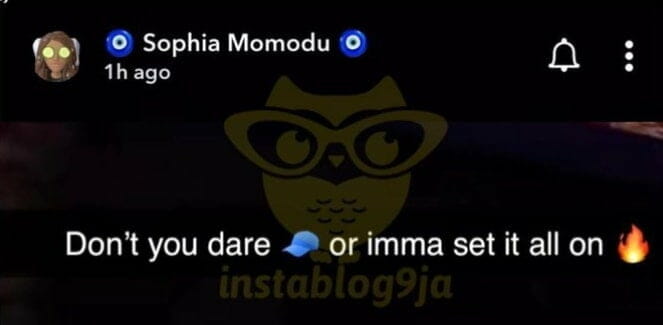 Sophia Momodu replies Davido