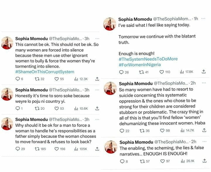 Sophia Momodu goes on rant about financial abuse