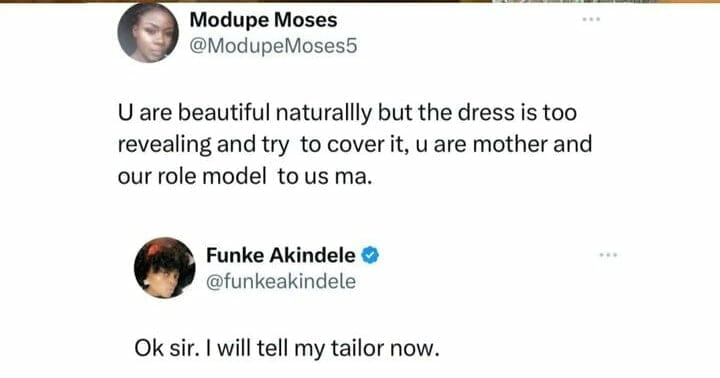 Funke Akindele and fashion police