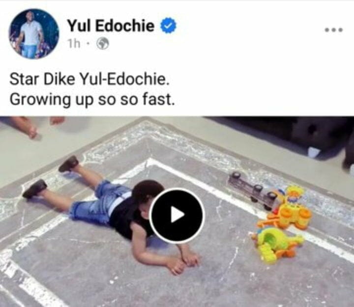 Yul Edochie gushes over Star Dike