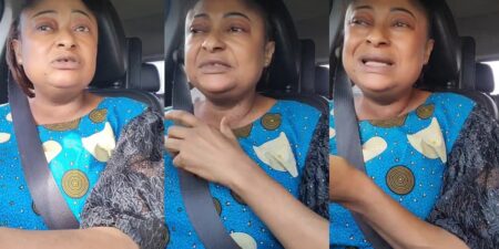 Ronke Oshodi tells her fans to be careful on the highway