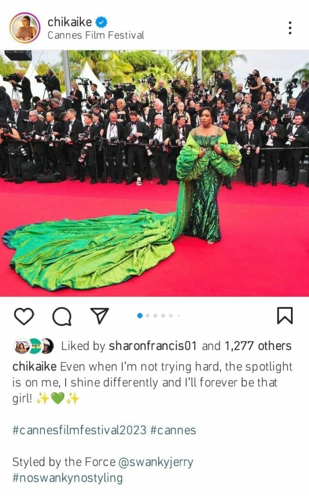 Chika Ike at Cannes Film Festival
