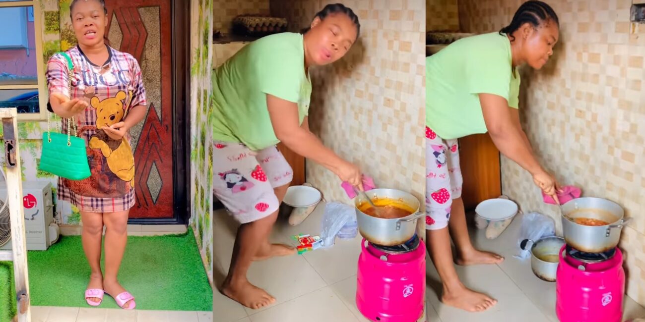 Ruby Ojiakor gets dragged over her kitchen