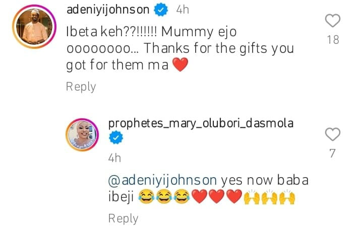 Prophetess Olubori to take Adeniyi Johnson's twins to the UK