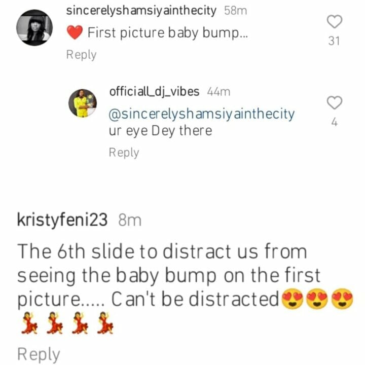 Fans spot Rita Dominic's baby bump