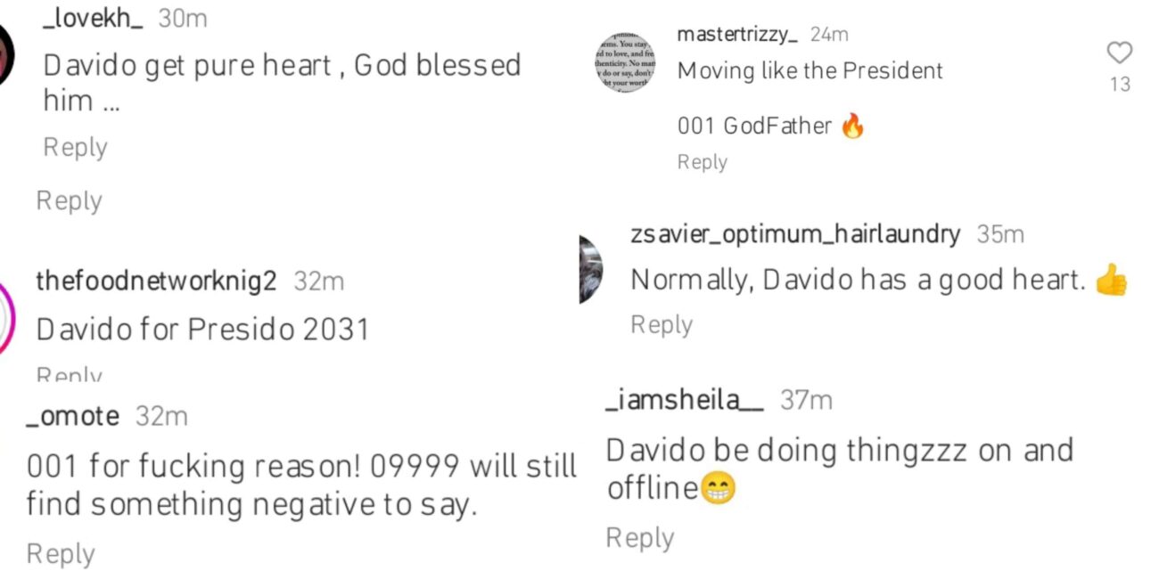 Reactions as Davido orders police officers to free some Youths 
