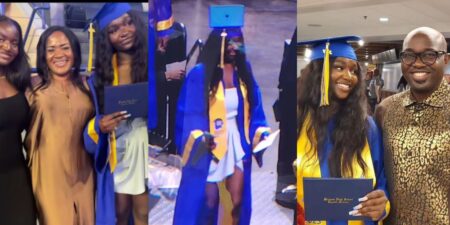 Funsho Adeoti celebrates daughter's graduation