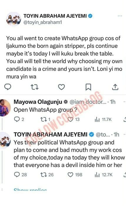 Toyin Abraham over Whatsapp group created to badmouth her movie 