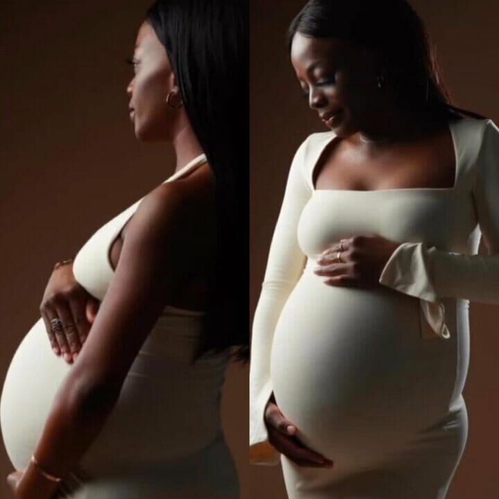Toke Makinwa reacts as sister announces pregnancy
