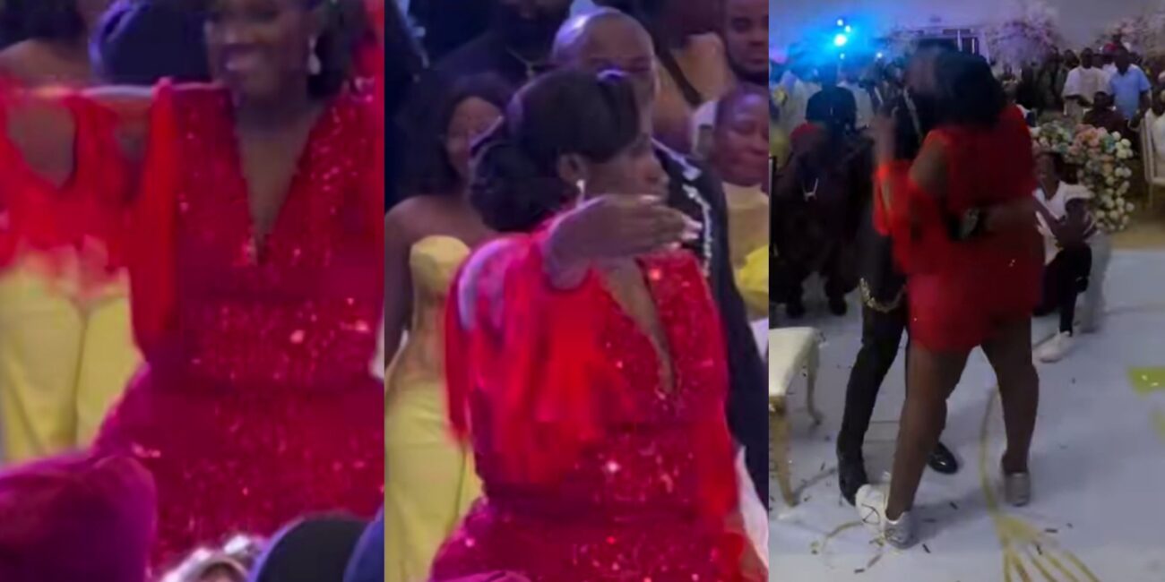 Warri Pikin hits the dance floor at her wedding
