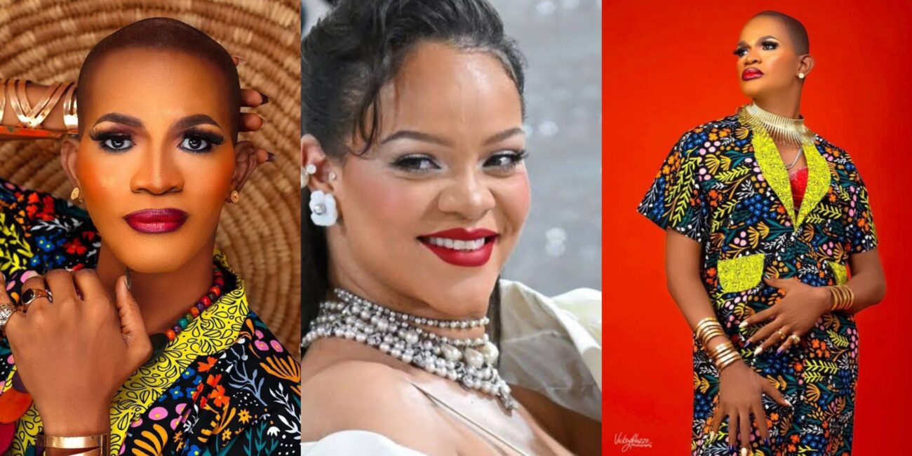 Uche Maduagwu questions his resemblance to Rihanna