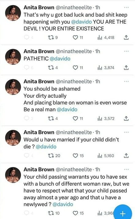Anita Brown questions if Davido would have married Chioma