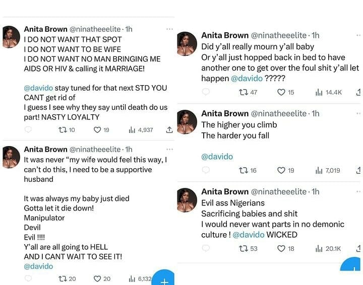 Anita Brown questions if Davido would have married Chioma