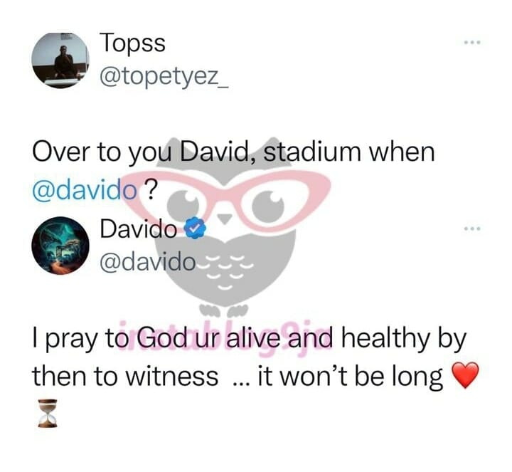 Wizkid's fan question Davido over Tottenham Stadium