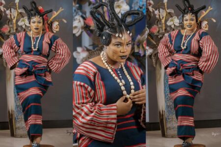 Eniola Ajao wins Best Dressed at Orisa movie premiere