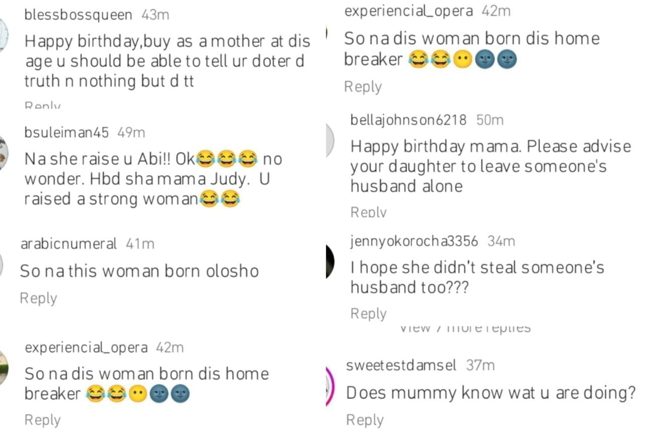 Reactions as Judy Austin celebrates mother's birthday