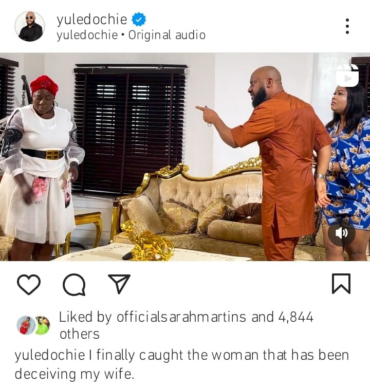 Yul Edochie pokes fun at his divorce
